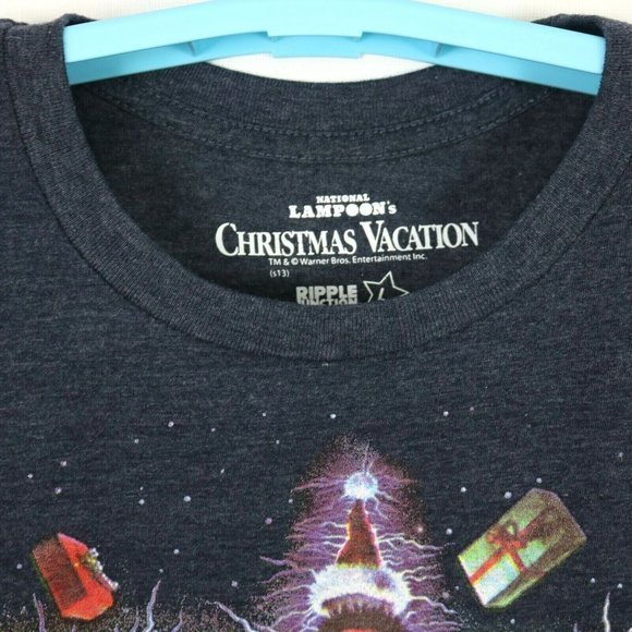 National Lampoons Christmas‎ Vacation Griswold T-Shirt Shirt Blue L Large - Picture 10 of 10